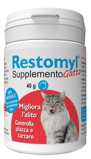 RESTOMYL SUPPLEMENTO GATTO FLACONCINO 40 G - farmaidea24.com