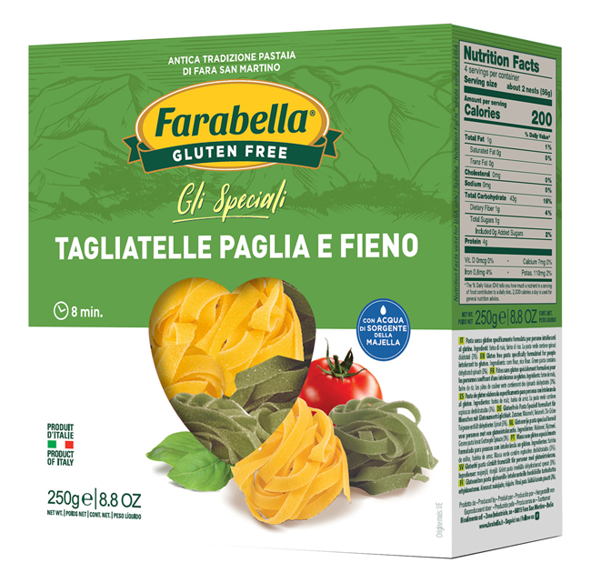 FARABELLA TAGLIATELLE PAGLIA FIENO 250 G - farmaidea24.com