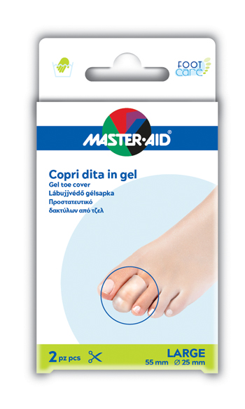 COPRI DITA MASTER-AID FOOTCARE IN GEL LARGE 2 PEZZI C2 - farmaidea24.com