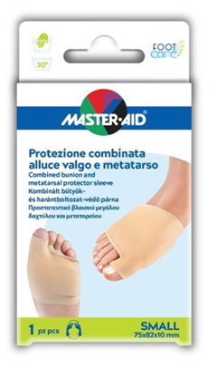 PROTEZIONE MASTER-AID FOOTCARE PER ALLUCE VALGO E METATARSO SMALL 1 PEZZO D7 - farmaidea24.com