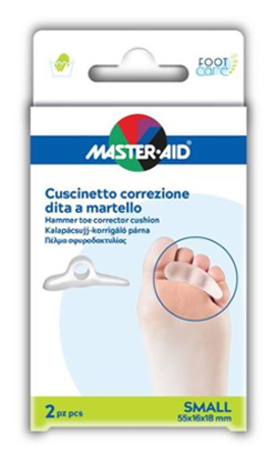 CORRETTORE DITA A MARTELLO MASTER-AID FOOTCARE SMALL 2 PEZZI C12 - farmaidea24.com