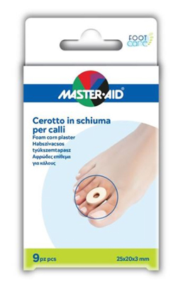 CEROTTO CALLI MASTER-AID FOOTCARE IN SCHIUMA PU 3 MM 9 PEZZI B9 - farmaidea24.com