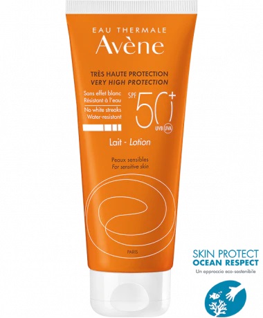 EAU THERMALE AVENE SOLARE LATTE SPF50+ 100 ML NUOVA FORMULA - farmaidea24.com