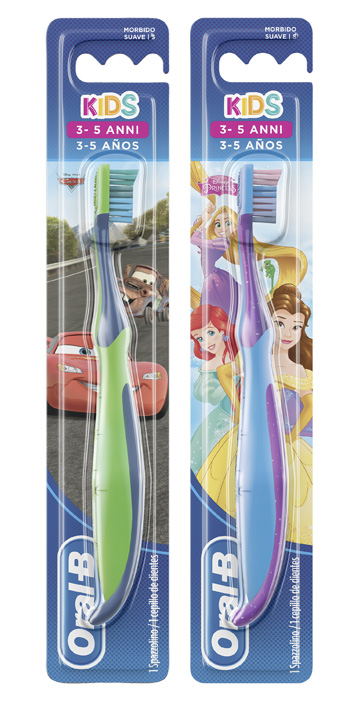 ORALB KIDS SPAZZOLINO MANUALE CARS&PRINCESS 3-5 ANNI - farmaidea24.com