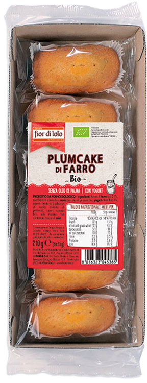 FIOR DI LOTO PLUMCAKE DI FARRO ALLO YOGURT 6 X 35 G - farmaidea24.com