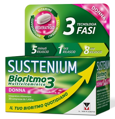 SUSTENIUM BIORITMO3 DONNA ADULTA 30 COMPRESSE - farmaidea24.com