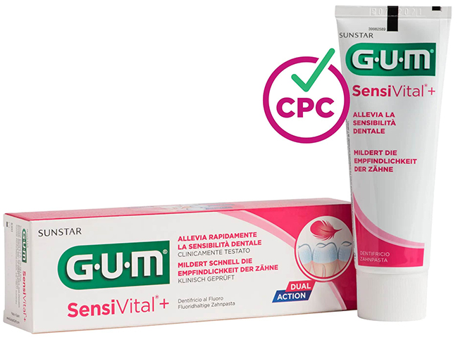 GUM SENSIVITAL + DENTIFRICIO 75 ML - farmaidea24.com