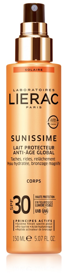 LIERAC SUNISSIME LATTE CORPO SPF30 150 ML - farmaidea24.com