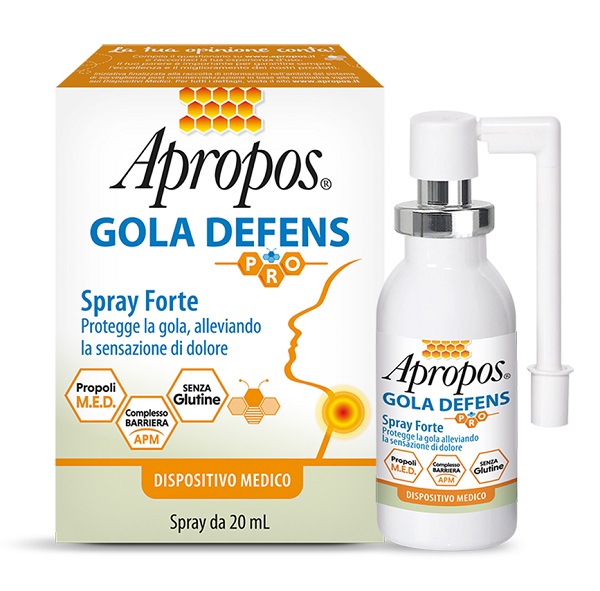 APROPOS GOLA DEFENS PRO SPRAY NO ALCOL 20 ML - farmaidea24.com