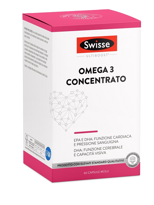 SWISSE OMEGA 3 CONCENTRATO 60 CAPSULE MOLLI DA 2440 MG - farmaidea24.com