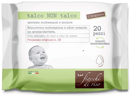 FIOCCHI DI RISO SALVIETTE TALCO NON TALCO - farmaidea24.com
