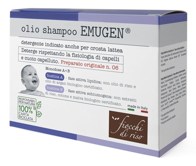 FIOCCHI DI RISO EMUGEN OLIO SHAMPOO ULTRADELICATO 45 ML - farmaidea24.com