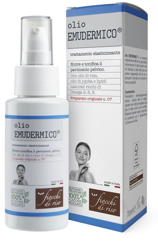 FIOCCHI DI RISO OLIO EMUDERMICO ELASTICIZZANTE 70 ML - farmaidea24.com
