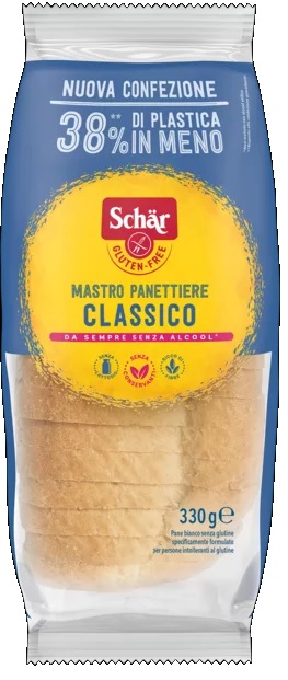 SCHAR CLASSICO DEL MASTRO PANETTIERE PANE BIANCO SENZA LATTOSIO 330 G - farmaidea24.com