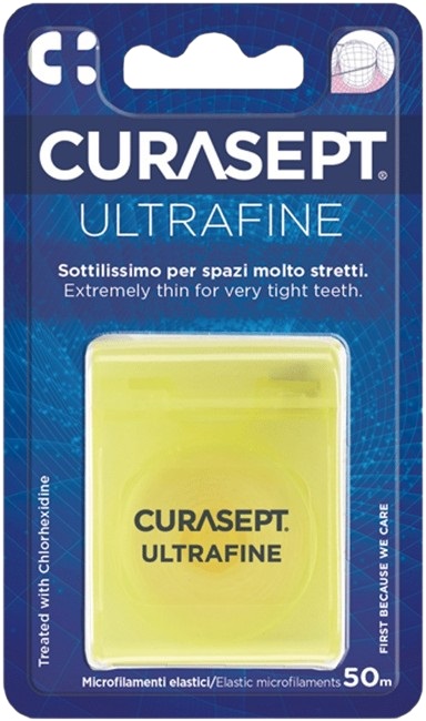 CURASEPT ULTRAFINE FILO INTERDENTALE NON CERATO CLOREXIDINA - farmaidea24.com