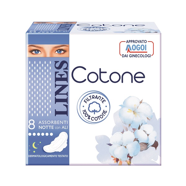 LINES COTONE ULTRA NOTTE 8 PEZZI - farmaidea24.com