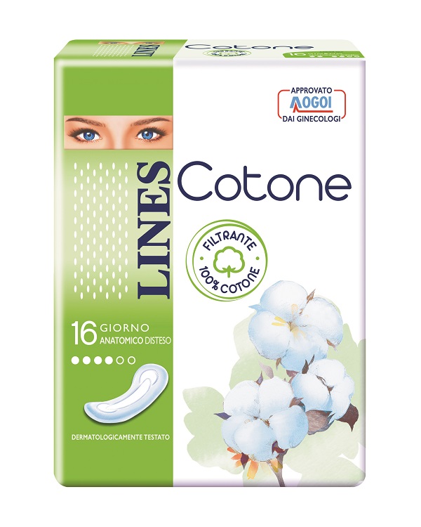 LINES COTONE NON ULTRA ANATOMICI DISTESI 16 PEZZI - farmaidea24.com