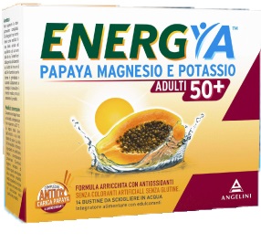 ENERGYA PAPAYA MAGNESIO POTASSIO 50+ 14 BUSTINE - farmaidea24.com