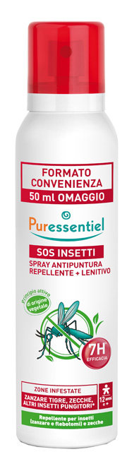 PURESSENTIEL SPRAY ANTIPUNTURA SOS INSETTI PMC 200 ML - farmaidea24.com