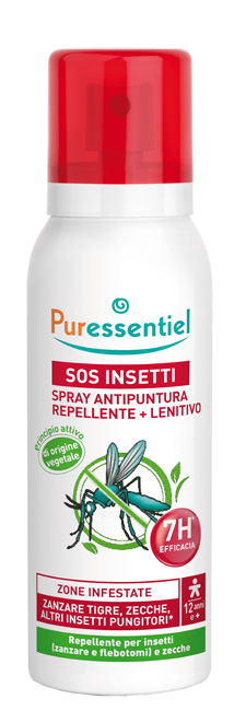 PURESSENTIEL SPRAY ANTIPUNTURA SOS INSETTI PMC 75 ML - farmaidea24.com