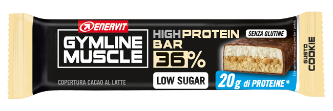 GYMLINE 20 G PROTEINBAR COOKIE 55 G - farmaidea24.com