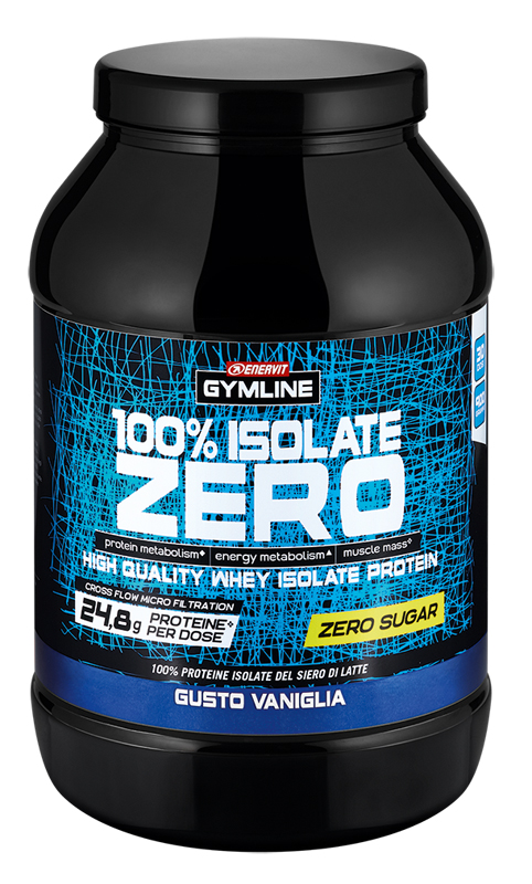 GYMLINE 100% WHEY ISO ZERO VANIGLIA 900 G - farmaidea24.com