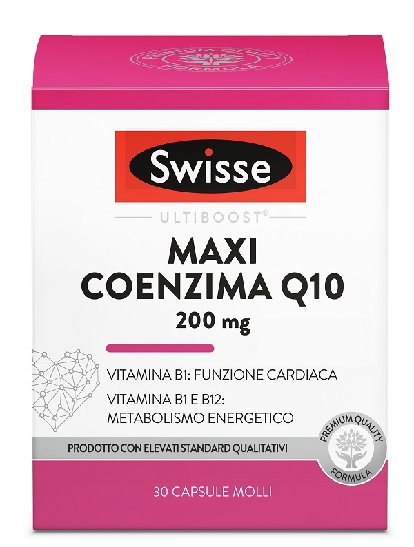 SWISSE MAXI COENZIMA Q10 200 MG 30 CAPSULE - farmaidea24.com