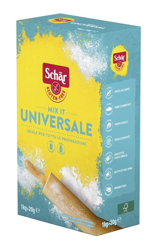 SCHAR MIX IT FARINA UNIVERSALE SENZA LATTOSIO 1 KG + 20 G - farmaidea24.com