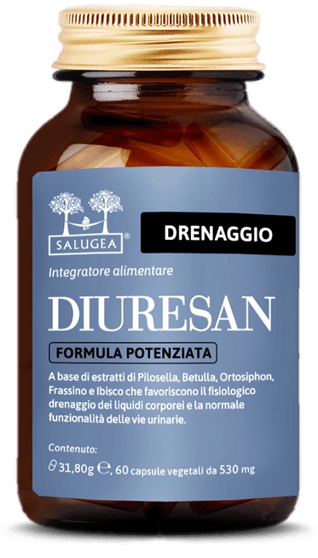 SALUGEA DIURESAN FORMULA POTENZIATA 60 CAPSULE - farmaidea24.com