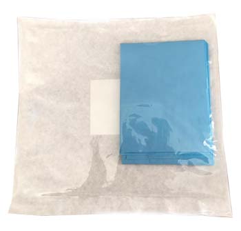 TELO STERILE STANDARD MONOUSO IN TNT IMPERMEABILE PLASTIFICATO 45 CM X 75 CM 1 PEZZO - farmaidea24.com