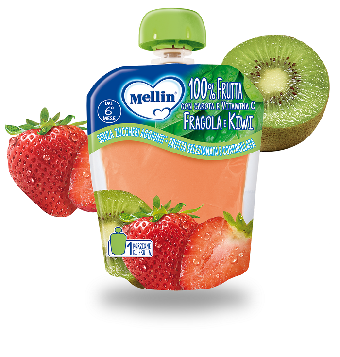 MELLIN POUCH FRAGOLA KIWI 90 G - farmaidea24.com