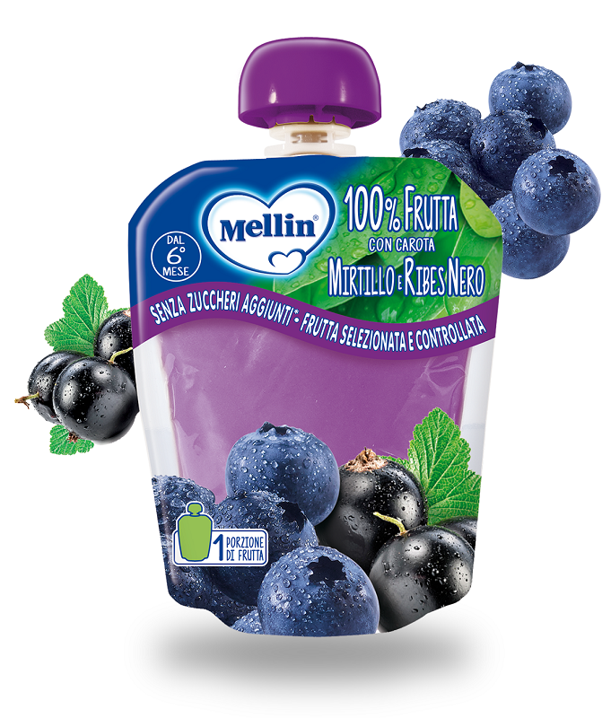 MELLIN POUCH MIRTILLO/RIBES 90 G - farmaidea24.com