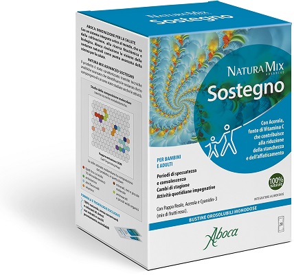 NATURA MIX ADVANCED SOSTEGNO OROSOLUBILE 20 BUSTINE - farmaidea24.com