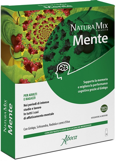 NATURA MIX ADVANCED MENTE 10 FLACONCINI - farmaidea24.com