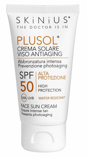 PLUSOL CREMA SOLARE VISO SPF50 50 ML - farmaidea24.com
