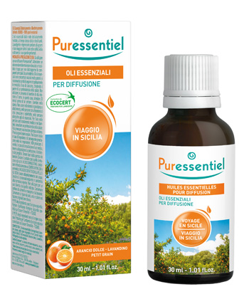 PURESSENTIEL MISCELA DIFFUSIONE VIAGGIO SICILIA 30 ML - farmaidea24.com