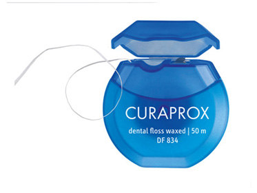 CURAPROX DF 834 DENTAL FLOSS WAXED 50 METRI - farmaidea24.com