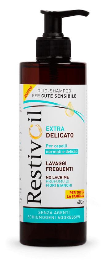 RESTIVOIL EXTRA DELICATO OLIO SHAMPOO PER CUTE SENSIBILE 400 ML - farmaidea24.com