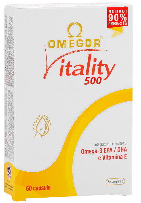 OMEGOR VITALITY 500 60 CAPSULE - farmaidea24.com