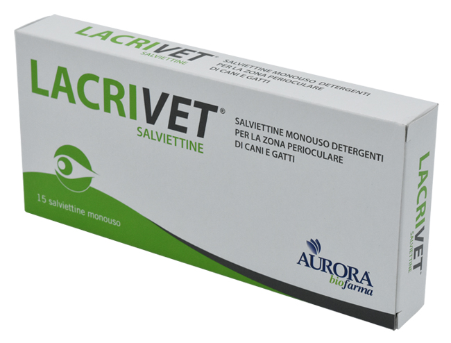LACRIVET SALVIETTINE 15 PEZZI - farmaidea24.com
