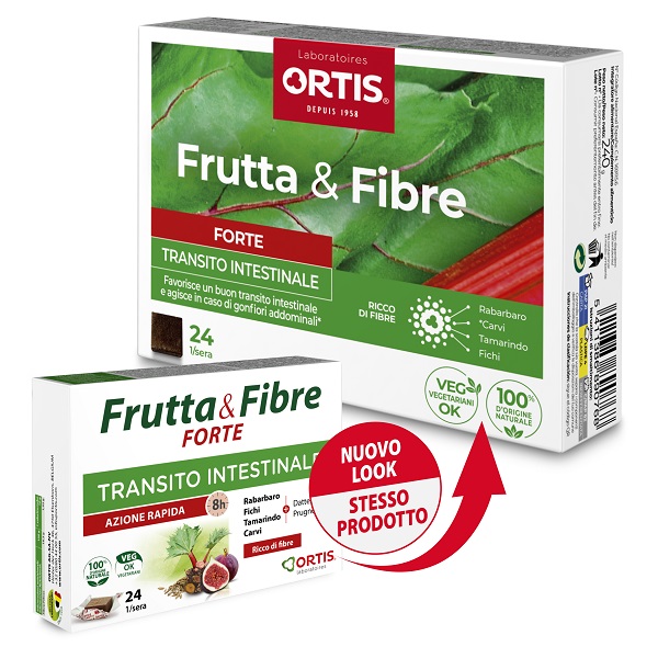 FRUTTA & FIBRE FORTE 24 CUBETTI - farmaidea24.com