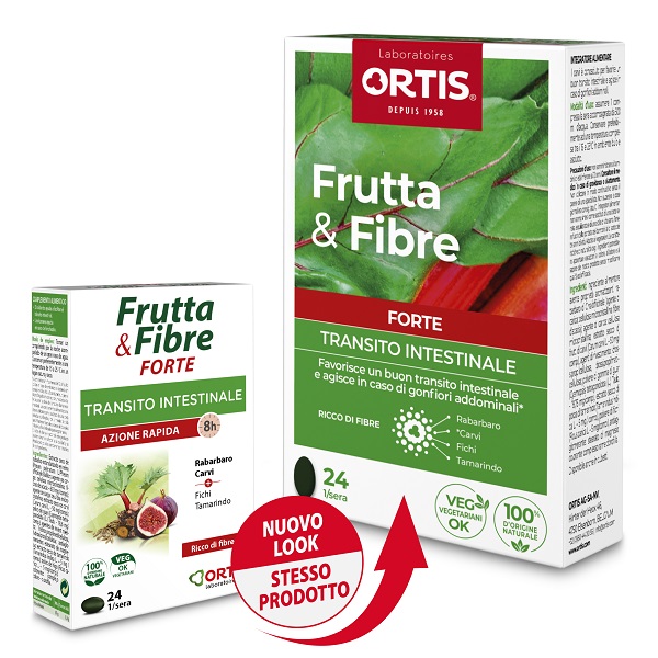 FRUTTA & FIBRE FORTE 24 COMPRESSE - farmaidea24.com
