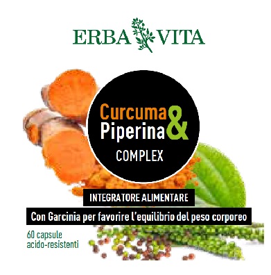CURCUMA&PIPERINA COMPLEX 60 CAPSULE - farmaidea24.com