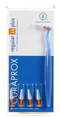 CURAPROX CPS REGULAR CPS 14 CON 5 SCOVOLINI + SUPPORTO - farmaidea24.com