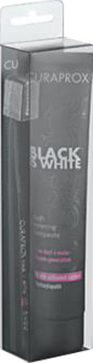 CURAPROX BLACK IS WHITE DENTIFRICI SBIANCANTI 1 DENTIFRICIO DA 90ML + 1 SPAZZOLINO - farmaidea24.com