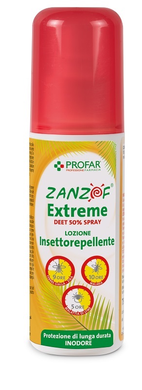 ZANZOF JUNGLE EXTREME SPRAY DEET 50% 75 ML PROFAR - farmaidea24.com