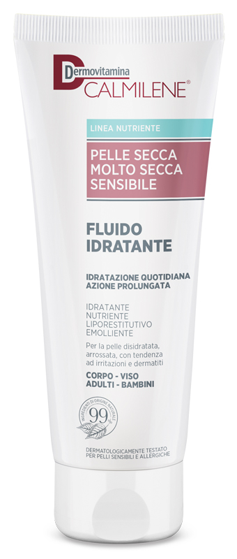 DERMOVITAMINA CALMILENE FLUIDO IDRATANTE PER PELLE SECCA, MOLTO SECCA E SENSIBILE 250 ML - farmaidea24.com