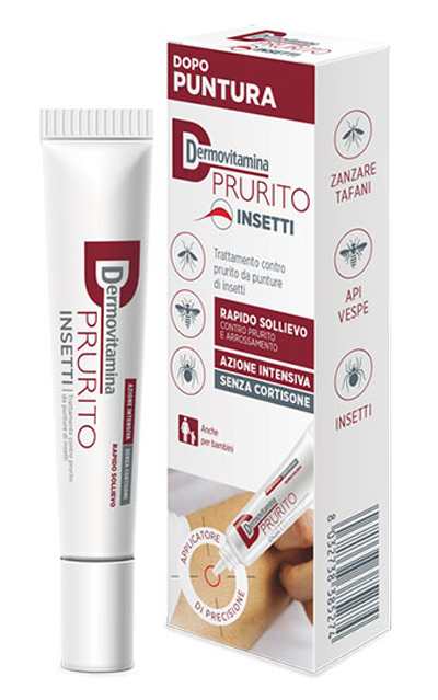 DERMOVITAMINA PRURITO INSETTI DOPO PUNTURA RAPIDO SOLLIEVO AZIONE INTENSIVA SENZA CORTISONE 15 ML - farmaidea24.com