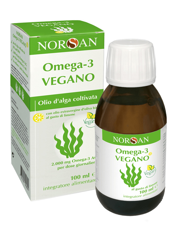 NORSAN OMEGA 3 VEGANO 100 ML AL GUSTO DI LIMONE - farmaidea24.com