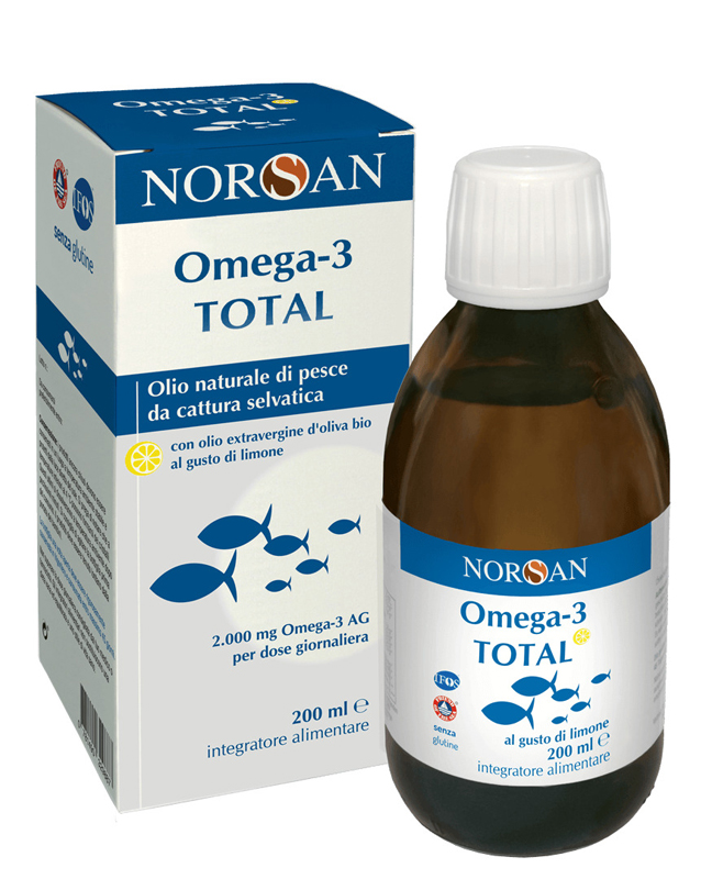 NORSAN OMEGA 3 TOTAL 200 ML GUSTO LIMONE - farmaidea24.com